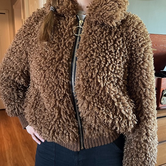 Faux Fur Bomber - Picture 2 of 6